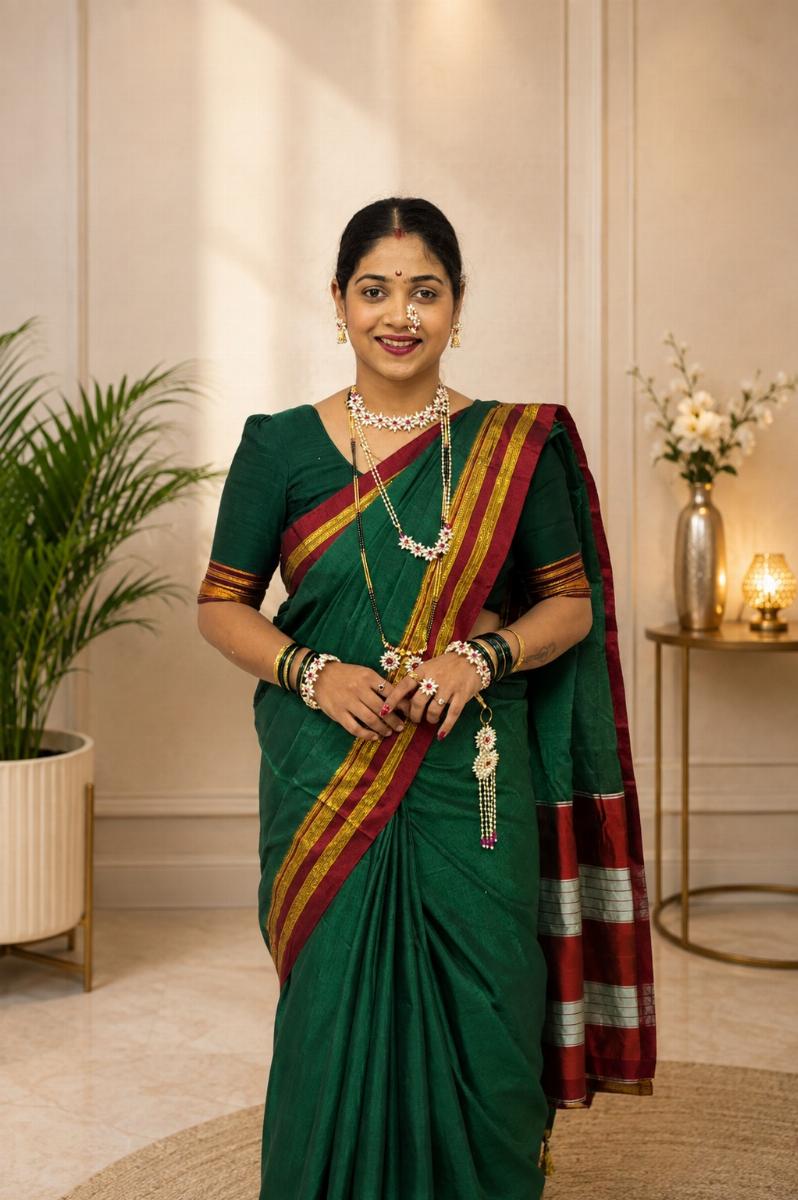 Cotton Irkali Saree